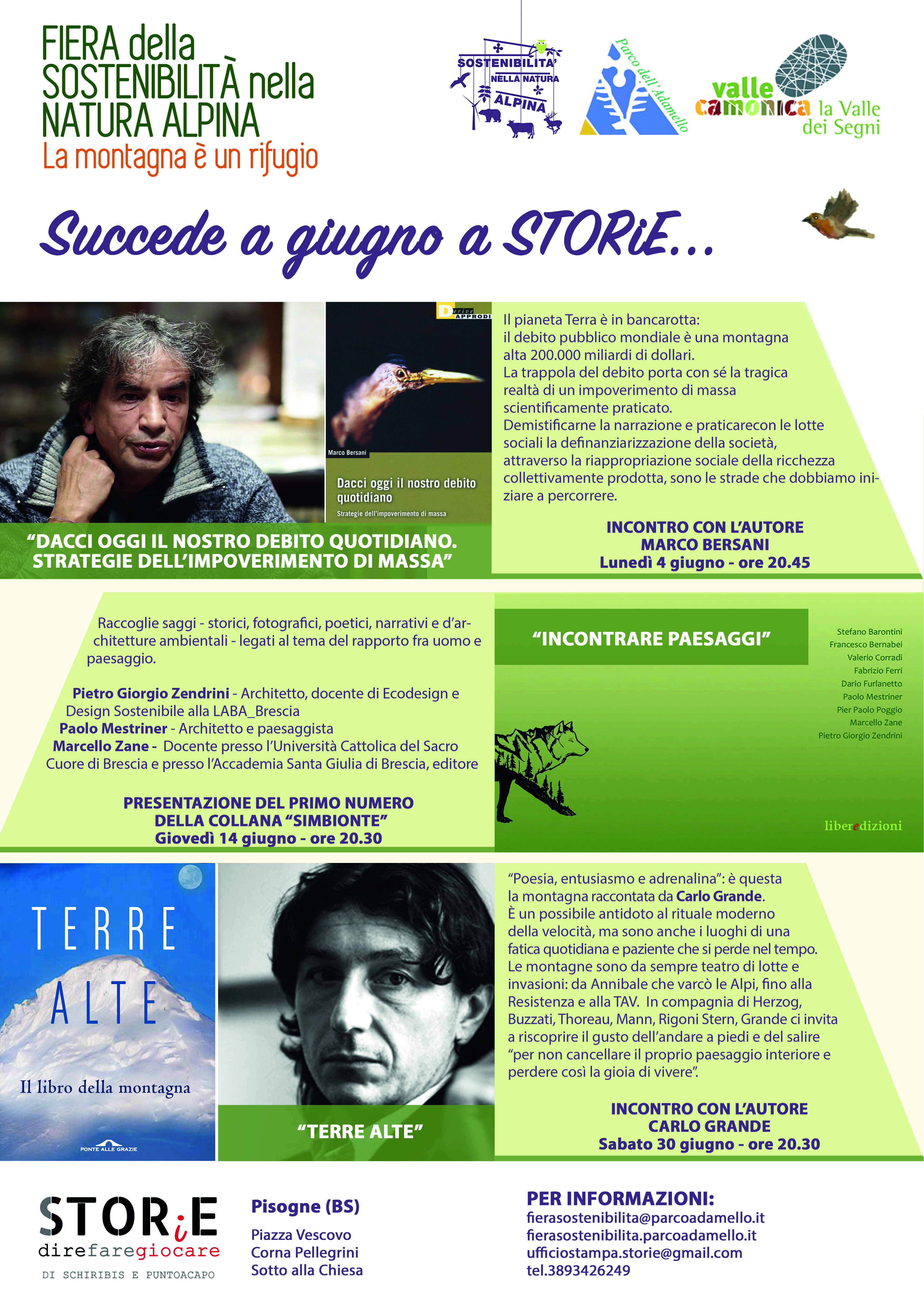 fiera della sostenibilità nella natura alpina storie pisogne libreria puntoacapo schiribis lago d'Iseo